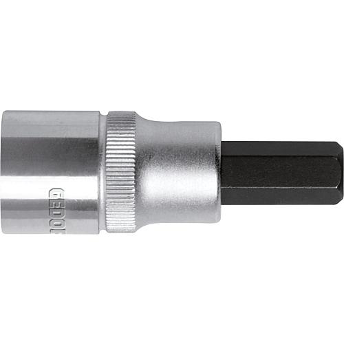 Screwdriver inserts GEDORE red 1/2" hexagon socket SW=14mm L=55mm