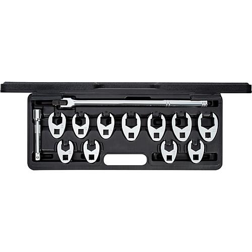 Crowfoot socket wrench set, 13-piece Standard 1