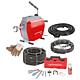 Pipe cleaning machine R 600 basic machine withy 16+22 mm spirals/tool set