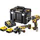 Kit sans fil DeWALT DCK2080P2T-Q 2 pièces incluant perceuse à percussion, meuleuse d'angle, 2x 5,0 Ah et chargeur