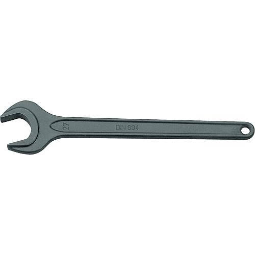 Single-jaw spanner, metric