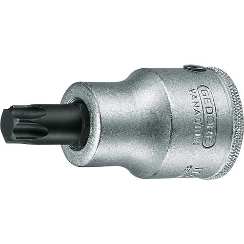 Screwdriver insert 3/4”, Torx® socket, metric, short Standard 1