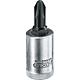 Screwdriver insert 3/8” Pozidriv, metric, short Standard 1