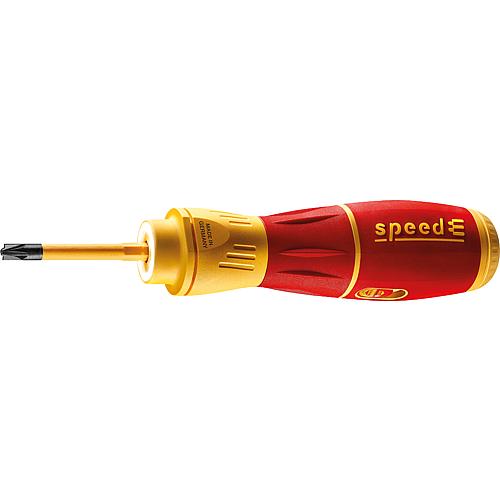 Battery-powered screwdriver speedE® II, 0,4-1,0 Nm, 6-piece