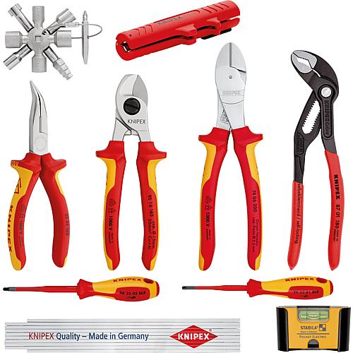 Elektrowerkzeug-Set KNIPEX 10-teilig