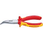 Needle nose pliers with cutting edge, VDE