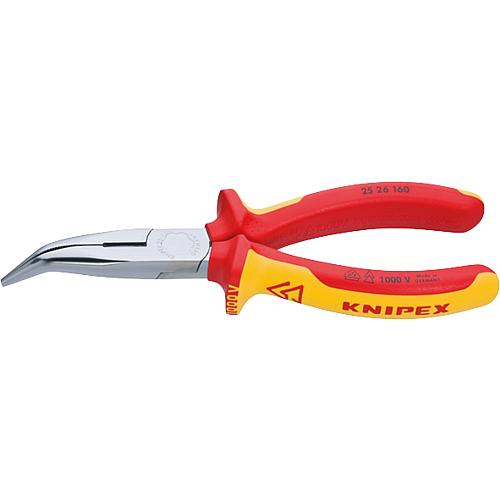 Needle nose pliers with cutting edge, VDE Standard 1