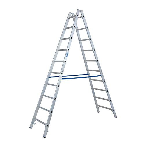 Double rung ladder Working height 4.08 Ladder height 2.73 2x10 rungs
