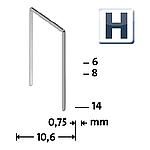 Feindrahtklammer H 37