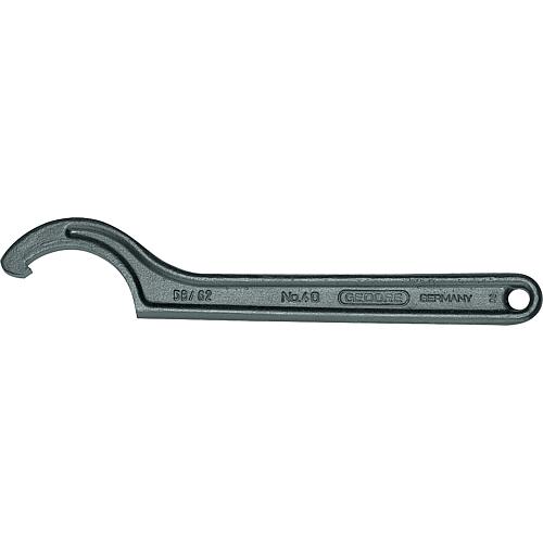 Hook spanner, with nose Standard 1