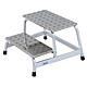 Assembly steps with chequer plate steps Standard 2