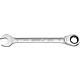 Ring ratchet open-end wrench spanner, metric, non-reversible Standard 1