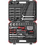 Socket wrench set 1/4" + 1/2", 232 pieces