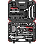 Socket wrench set 1/4” + 1/2”, 97-piece