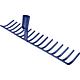 Plastic rake with no handle, one-sided Standard 1