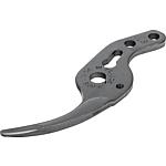 Replacement counter blade for lopping and vine shears 80 196 56, 80 196 58 - 80 196 60, 80 194 74 and 80 194 78