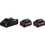 Battery set 18 V, 2 x 4.0 Ah batteries and charger