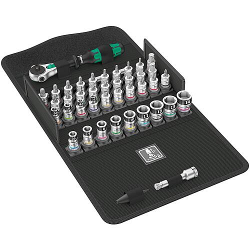 Ratchet set 8100 SA Zyklop, 1/4”, 42-piece Standard 1