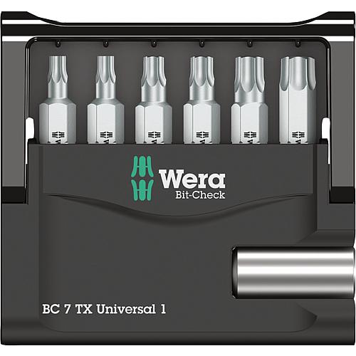 Bit set Torx® incl. universal holder 1/4” x 50 mm, 7-piece Anwendung 1
