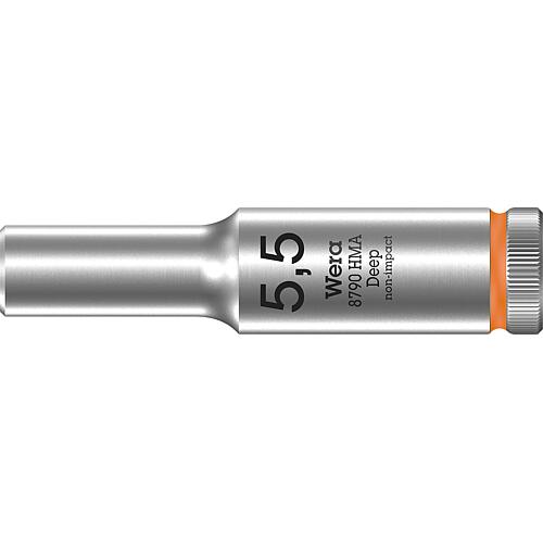 Socket wrench inserts Wera 8790 HMA Deep with 1/4" drive, metric, long, SW 5.5 x 50 mm