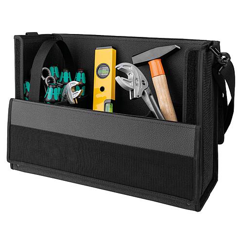 Werkzeugtasche 2go 2, mit Köcher, Tragegurt und Werkzeug-Container Anwendung 7