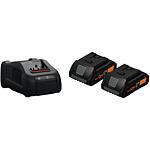 Kit de démarrage sans fil ProCORE 18 V, 2x batteries 4,0 Ah et chargeur