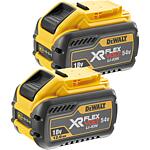 Battery set DeWalt DCB548Y2-XJ 54V/18V with 2 x 12.0 Ah batteries XR FlexVolt