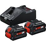 Battery set 18 V, 2 x 8.0 Ah ProCORE+ Batteries and chargers