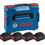 Battery set 18 V, 4 x 5.5 Ah ProCORE Batteries with transport case