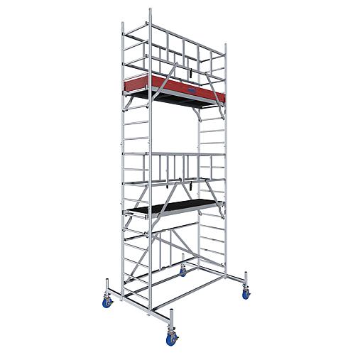 Folding scaffold ProTec XS, working height approx. 5.80 m Standard 1