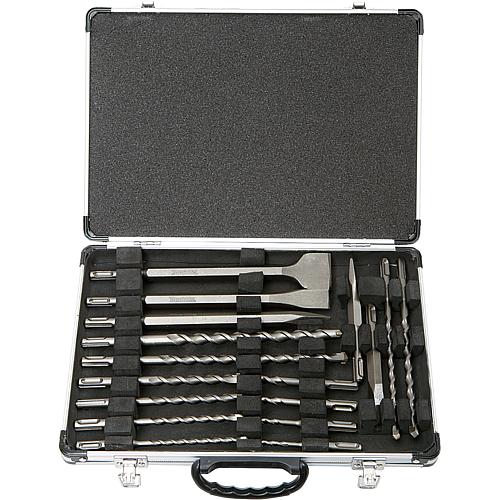 Hammer drill and chisel set, 17-piece Standard 1