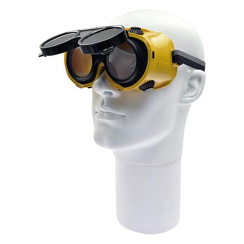 Welding goggles with folding frame Anwendung 2