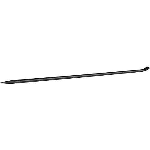 Sieger crushing bar 1500 x 30 mm with forged tip and curved cutting edge, black, Made in Germany