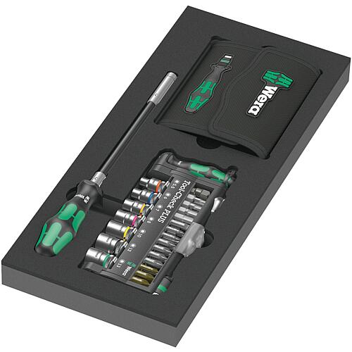 Kit d'outils Kraftform Kompakt + Check PLUS 1, en module de mousse 1/3, 57 pièces Standard 1