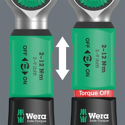 Torque spanner set Safe-Torque A1, drive 1/4”, 2-12 Nm, 11 pieces