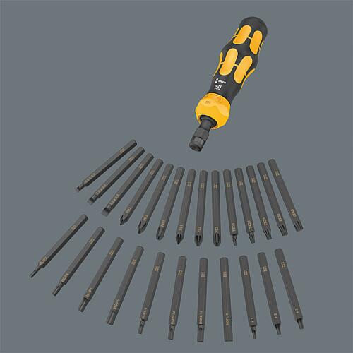 Impact screwdriver bit hand holder for bits with 1/4” external hexagon, 921 Kraftform Plus – Series 900 Anwendung 2