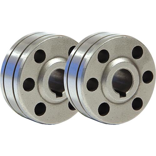 2 wire guide rollers - type B - ø 0.9/1.2 mm - cored wire Standard 1