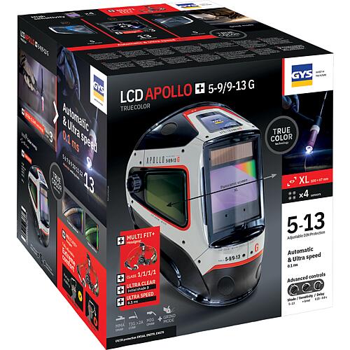 Casque de soudure LCD APOLLO 5-9 / 9-13 G Anwendung 1