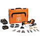 Cordless multimaster Fein 18V AMM 500 Plus Top with 2x 4.0 Ah batteries and charger