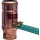 Copper pipe rain water collector, no leaf trap Standard 1