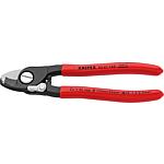 Cable shears Knipex 165mm with cable stripping function