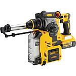 Cordless hammer and chisel hammer drill DCH 275 P2, 18 V, with suction, battery, quick-clamping chuck and carry case