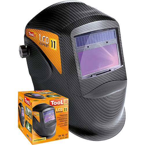Welder protection helmet Gys LCD Expert 11 Carbon Standard 1