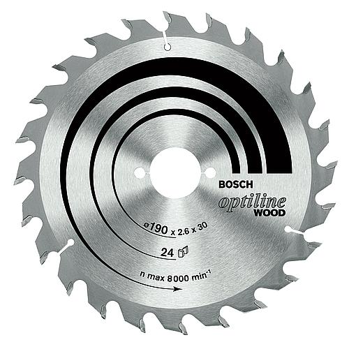 Circular saw blade for softwood and hardwood, untreated and laminated chipboard and plywood Standard 1