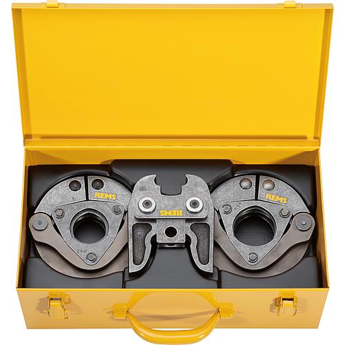 Rems sheet metal box with insert for 2 press rings and Intermediate pliers Z2