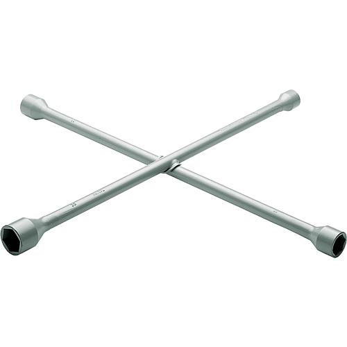 Cross wrench for lorries, agricultural machinery, tractors Standard 1