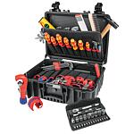 Plumbing tool case, 61 pieces