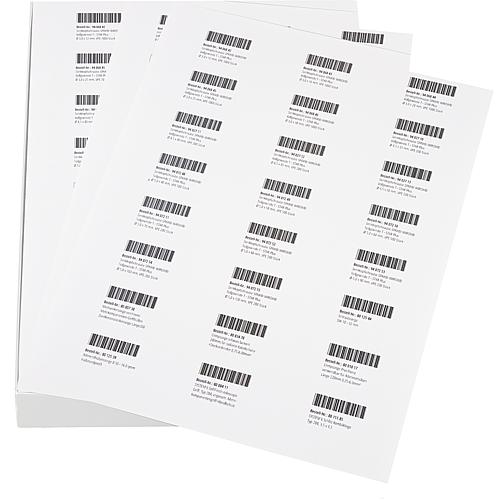 Etikettenpapier Standard 1