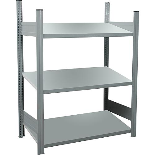 Beverage crate shelf with steel shelves, shelf load 150 kg, width 976 mm Standard 1