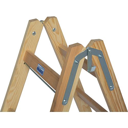 Echelle double échelons/marches en bois Anwendung 4